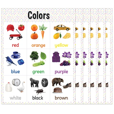 Scholastic® Teaching Resources Colors Chart, 6ct.