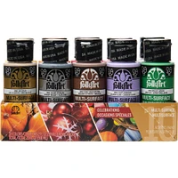 6 Packs: 10 ct. (60 total) FolkArt® Celebrations Multi-Surface Acrylic Paint Set