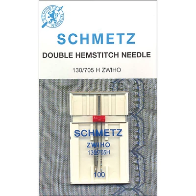 Euro-notions Schmetz Double Hemstitch Machine Needle, 16/100, 1ct