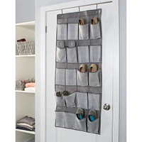 Simplify 20-Pocket  Shoe Organizer in Heather Grey