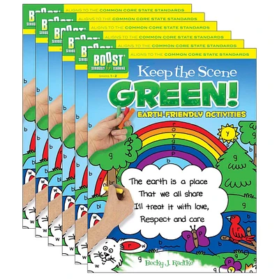 4 Packs: 6 ct. (24 total) BOOST™ Keep the Scene Green!: Earth-Friendly Activities Books