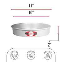 6 Pack: Fat Daddio's® Pro Series Bakeware Anodized Aluminum Round Cake Pan