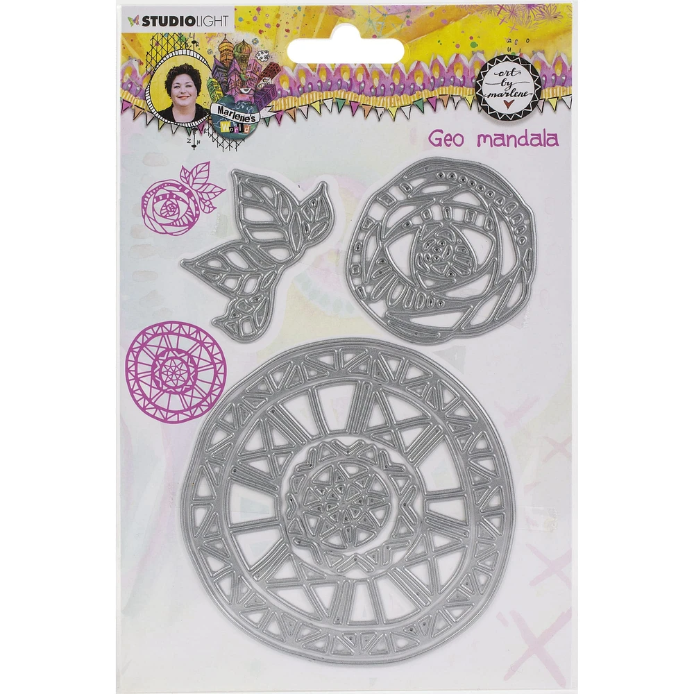 Studio Light Marlene's World No. 15 Geo Mandala Cutting & Embossing Dies