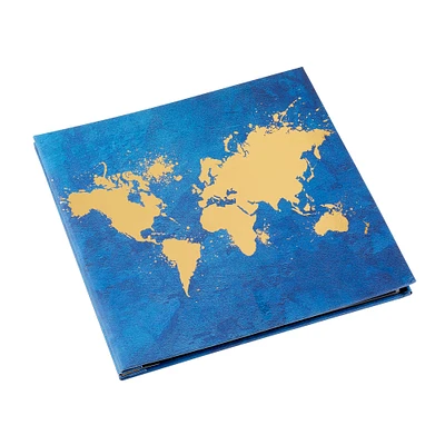 6 Pack: Navy Map Scrapbook Album by Recollections®