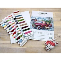 Letistitch Counted Cross Stitch Kit Red Sports Car