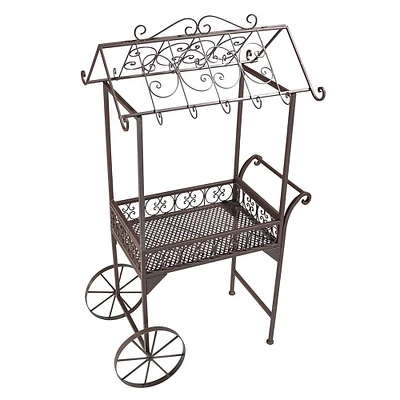 Design Toscana 56.5" Jardin a la Francaise Flower Pushcart