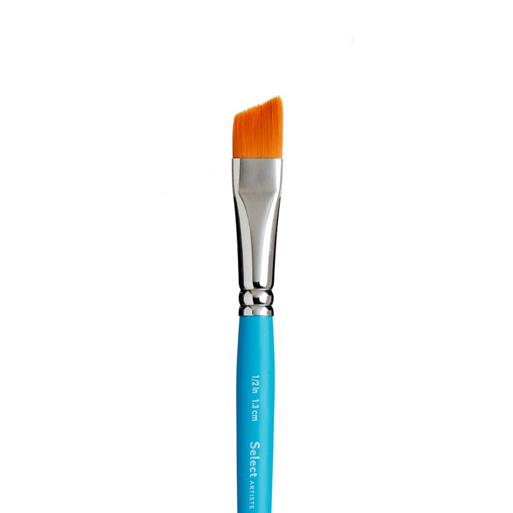 Princeton™ Select™ Artiste Series 3750 Short Handle Angle Shader Brush