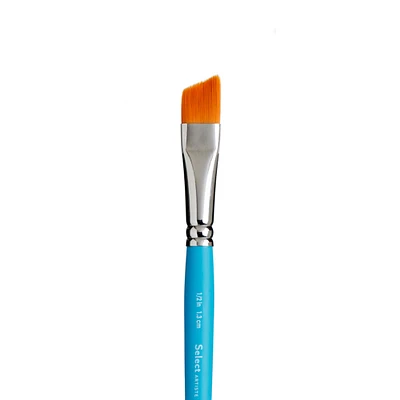 Princeton™ Select™ Artiste Series 3750 Short Handle Angle Shader Brush