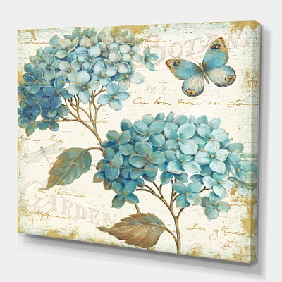 Designart - butterfly Blue Garden I