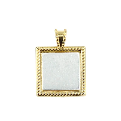 ImpressArt® Artisan Gold Square Stampable Bezel Set