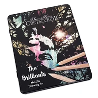 3 Packs: 12 ct. (36 total) Cretacolor The Brilliants Metallic Colored Pencils