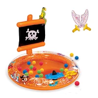 Banzai Pirate Sparkle Play Center Ball Pit With 20 Balls