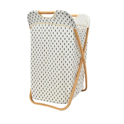 Household Essentials Krussh Bamboo X Frame Hamper (Tree)