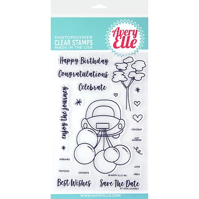 Avery Elle Journey Clear Stamp Set