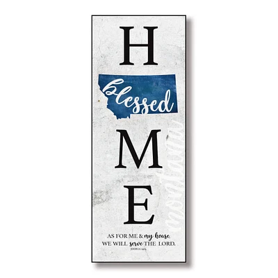 Blessed Montana Home Wall Plaque