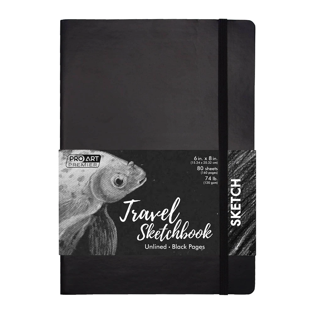 Pro Art® Premier Black Travel Sketchbook