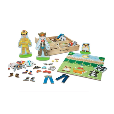 Melissa & Doug® Occupations Magnetic Pretend Play Set