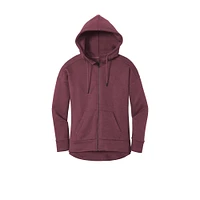 District® Perfect Weight® Women's Fleece Drop Shoulder Full-Zip Hoodie