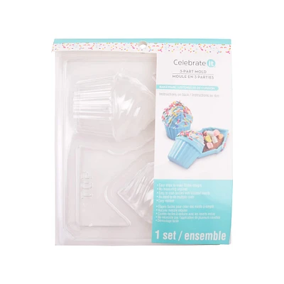 12 Pack: 3-Part Cupcake Mold by Celebrate It™