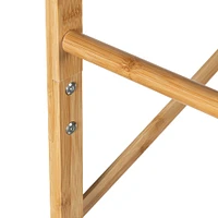 Honey Can Do Bamboo & Canvas Garment Rack