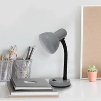 Simple Designs 14.5" Basic Metal Desk Lamp with Flexible Hose Neck