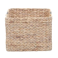Household Essentials 11" Square Hyacinth Wicker Basket