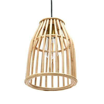 Woven Bamboo Ceiling Light