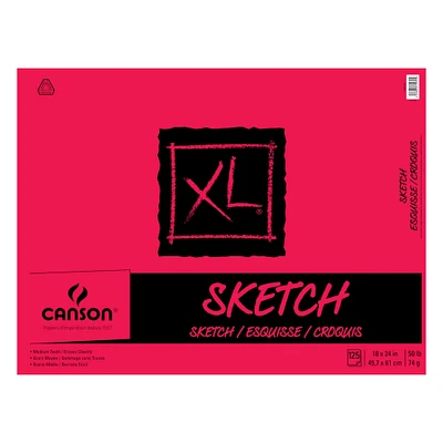 6 Pack: Canson® XL® Value Pack Sketch Pad, 18" x 24"