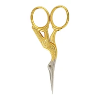 Gingher® 3.5" Stork Gold Handle Embroidery Scissors