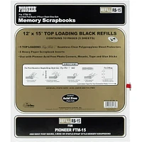 Pioneer® 12" x 15" Universal Top-Loading Page Protectors with Inserts