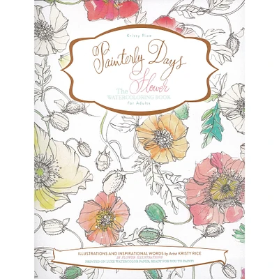 Schiffer Pub Painterly Days Watercoloring Book