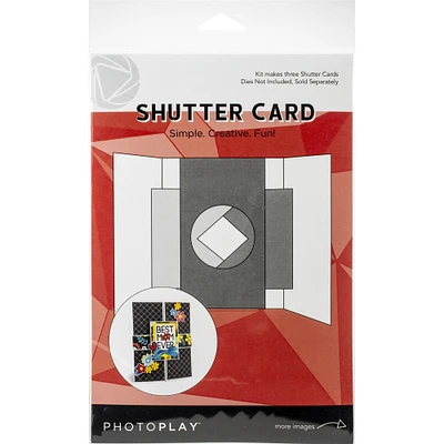 Photoplay™ Shutter Card, 3ct.