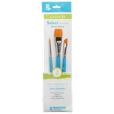 6 Packs: 3 ct. (18 total) Princeton™ Select™ Artiste Series 3750 #14 Brush Set