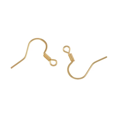 Earring Fish Hooks with Coils by Bead Landing