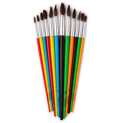 Natural Bristle Paintbrushes by Creatology™