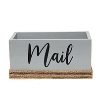 Elegant Designs Mail Script Mail Holder with Handles