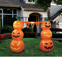 8ft. Inflatable Pumpkin Banner Archway