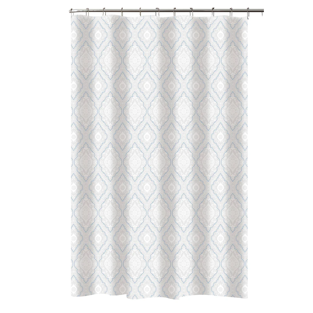 Bath Bliss Moroccan Design Shower Curtain