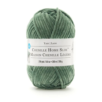 Chenille Home Slim™ Solid Yarn by Loops & Threads
