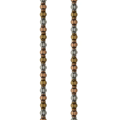 Metal Carved Lantern Beads, 5mm by Bead Landing™