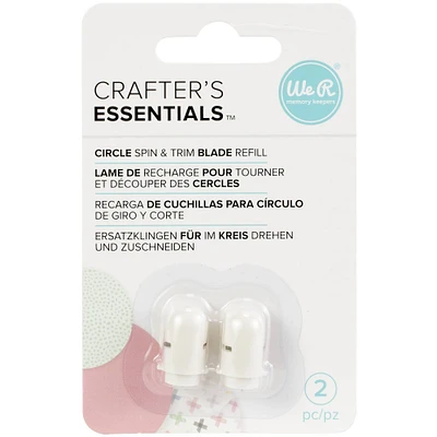 We R Memory Keepers® Crafter's Essentials™ Circle Spin & Trim Refill Blades, 2ct.