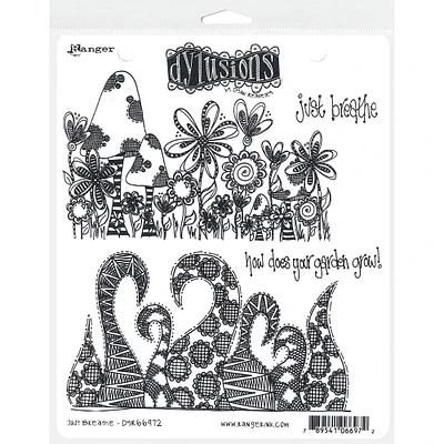 Dyan Reaveley's Dylusions Just Breathe Cling Stamp Set