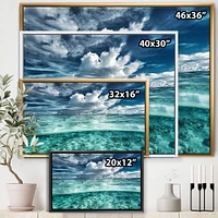 Designart - Amazing Underwater Seascape And Clouds