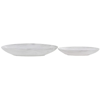 CosmoLiving by Cosmopolitan White Porcelain Country Planter Set