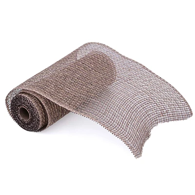 10" Beige, Natural & Moss Poly Burlap Mesh by Celebrate It™