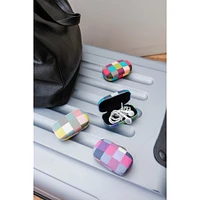 Kikkerland® Assorted Velvet Plaid Travel Jewelry Case, 1pc.