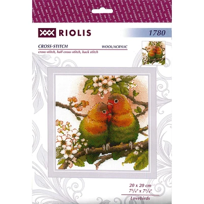 RIOLIS Lovebirds Cross Stitch Kit