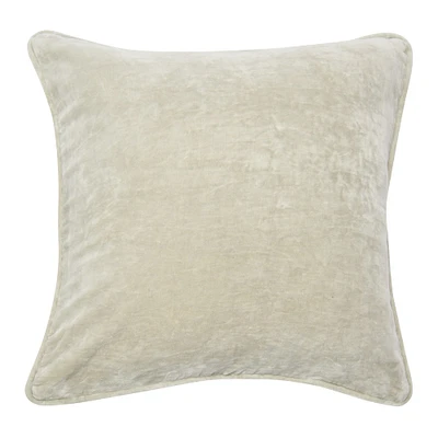 Hello Honey® 20" Square Velvet Pillow Cover with Piping