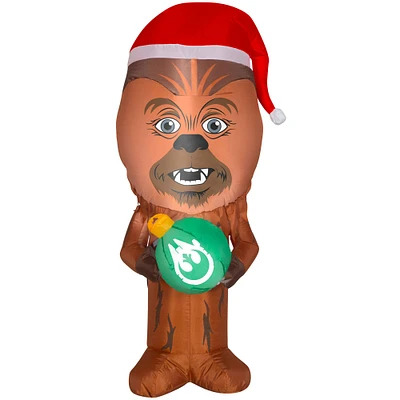 3.5ft. Airblown® Inflatable Star Wars Chewbacca with Santa Hat