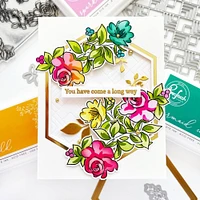 Pinkfresh Studio Nested Hexagons Hot Foil Plates